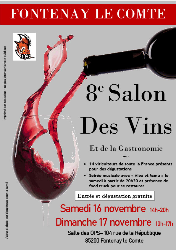 affiche salon des vins